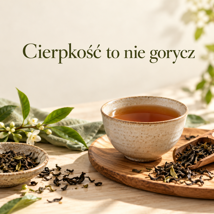 Dlaczego herbata jest cierpka? Cierpkość i gorycz to nie to samo