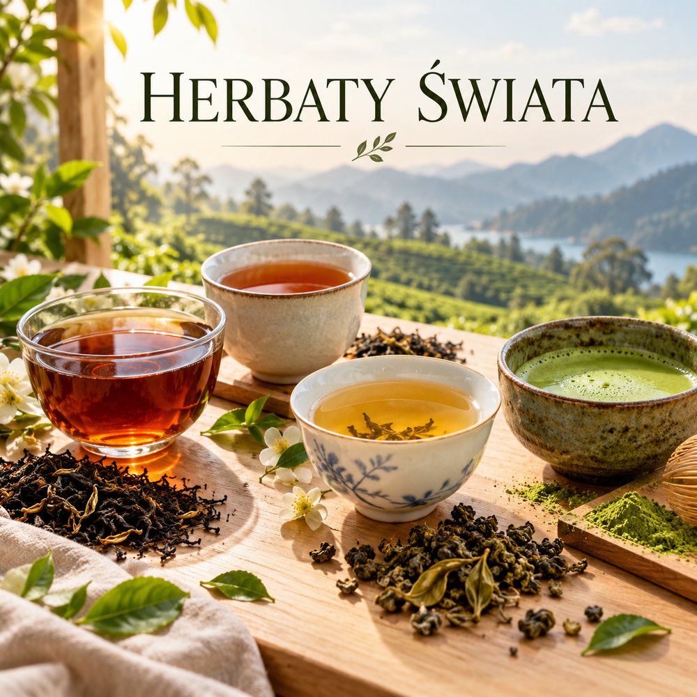 Herbaty świata - czym różnią się herbaty z Cejlonu, Indii, Chin i Japonii?