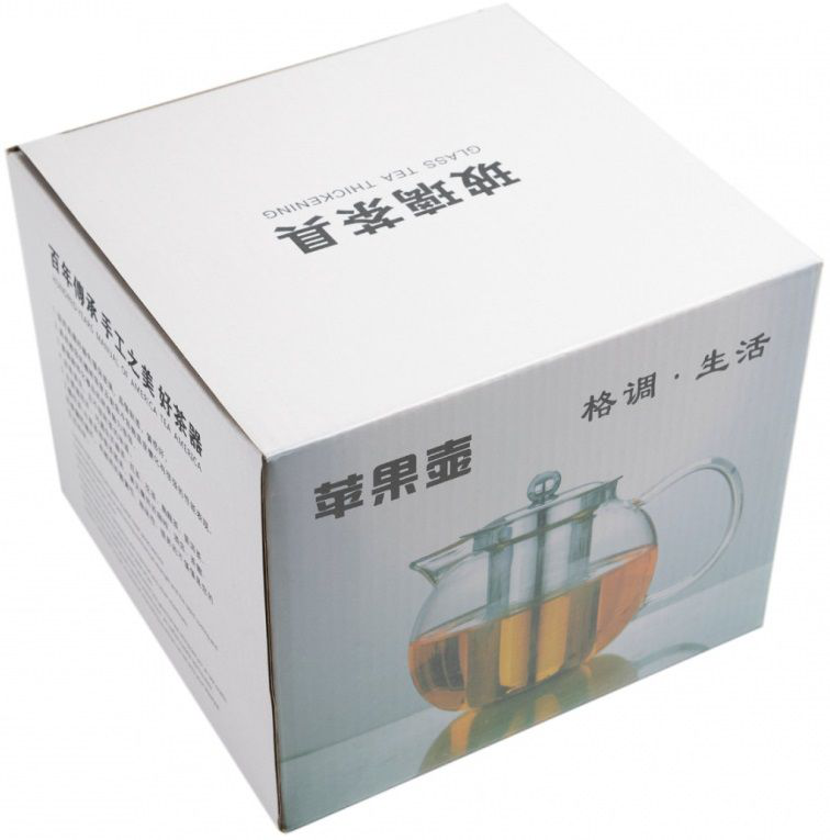 Oryginalne opakowanie czajnika szklanego z zaparzaczem 1300 ml.