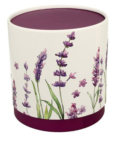 Pudełko prezentowe z motywem lawendy do kubka porcelanowego Classic Lavender 380 ml.