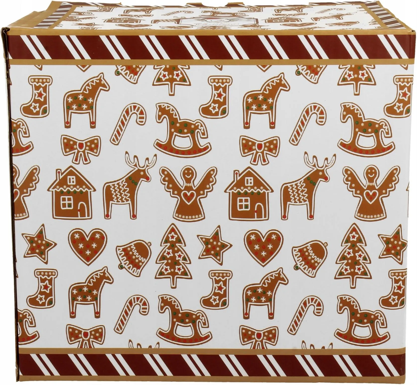 Pudełko ozdobne z motywem pierników do filiżanki z dzbankiem Gingerbread