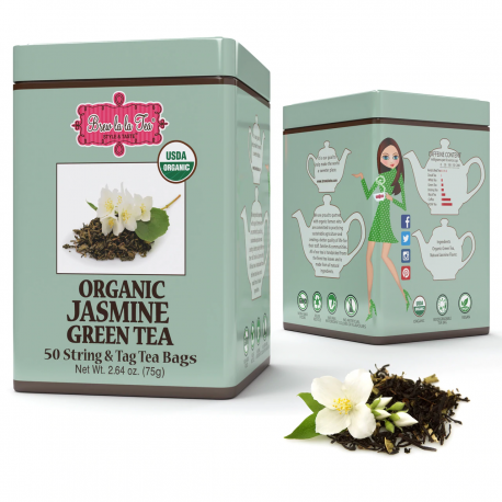 ORGANIC JASMINE GREEN TEA - w saszetkach 50 x 1,5 g