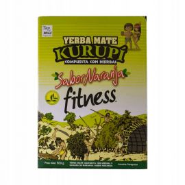Kurupi - Yerba Mate Sabor Naranja Fitness - 500 g