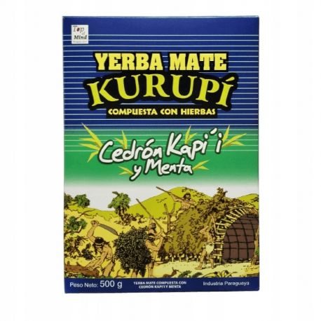 Kurupi - Yerba Mate Cedron Kapi'i y Menta - 500 g