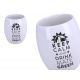 Matero ceramiczne białe - 200 ml - Keep Calm And Drink Mate Green
