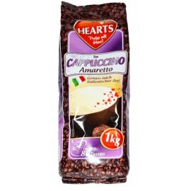 Hearts - Cappuccino Amaretto - kawa rozpuszczalna - 1000 g