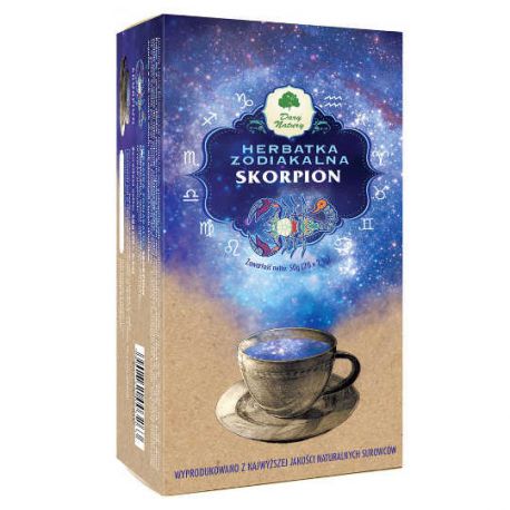 Herbatka Zodiakalna "SKORPION" - 20x2,5g - Dary Natury