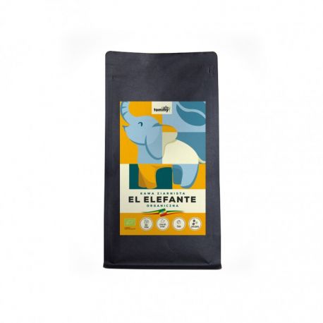 TOMMY CAFE - kawa ziarnista - El Elefante Etiopia Sidamo Organiczna - 250 g