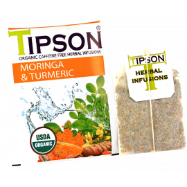 Herbata ziołowa Moringa & Turmeric w saszetkach 25x1,5g
