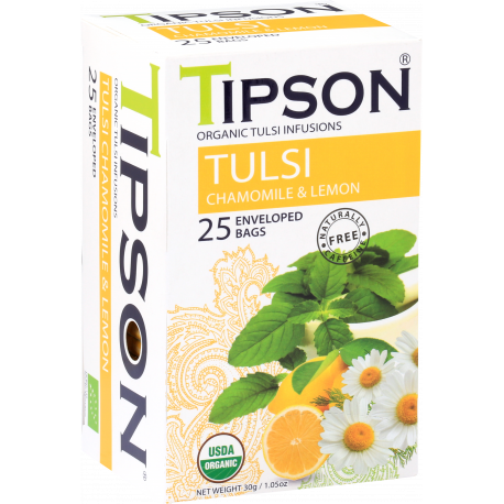 ORGANIC TULSI CHAMOMILE LEMON w saszetkach - 25 x 1,2 g