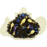 Czarna herbata liściasta z dodatkiem chabru, jaśminu, niebieskiej malwy oraz aromatu prażonych migdałów - 100 g
