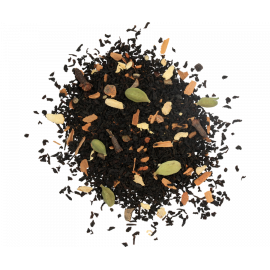Czarna herbata cejlońska z dodatkiem kardamonu, goździków, cynamonu, imbiru, gałki muszkatołowej i pieprzu -100 g