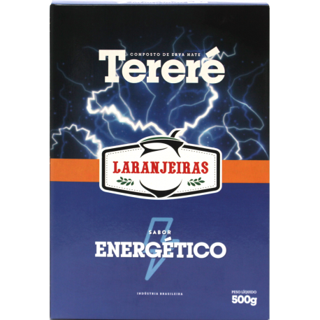 Laranjeiras - Yerba Mate Energetico Guarana Framboesa - 500 g