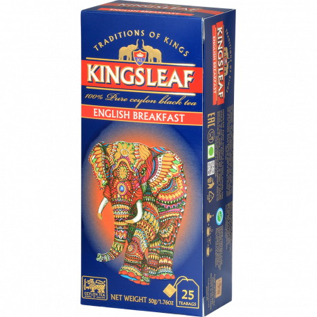 KINGSLEAF - English Breakfast - w saszetkach 25 x 2 g