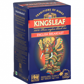 KINGSLEAF - English Breakfast - saszetki w kopertach - 25 x 2 g