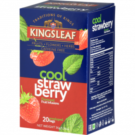 KINGSLEAF Cool Strawberry saszetki - 20 x 1,8 g