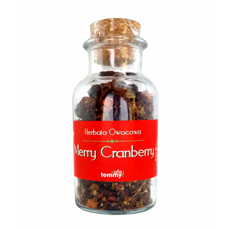 TOMMY CAFE - Merry Cranberry - herbata owocowa - słoik/butelka - 150 g