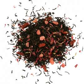 Czarna herbata cejlońska z dodatkiem truskawki, owoców goji i bławatka - 50 g