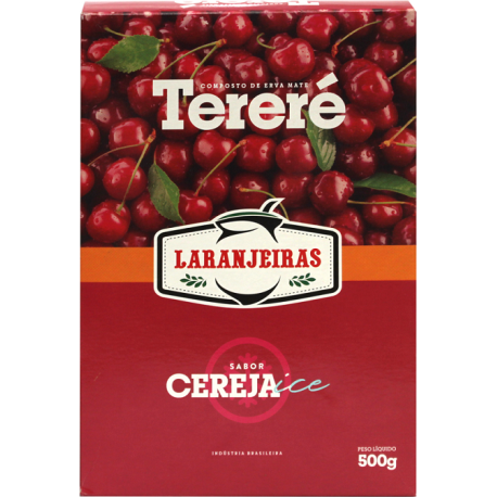 Laranjeiras - Yerba Mate Cereja Ice De Cereja E Menta - 500 g