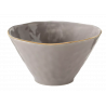 Chawan Czarka ceramiczna szara NELLA