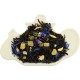 Czarna liściasta herbata z dodatkiem ananasa, imbiru, chabru, niebieskiej malwy, jabłka i pomarańczy - 50g