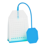 Zaparzacz silikonowy - niebieska torebka