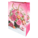 Torebka prezentowa bukiet róż - WZÓR 1 - 32x25x11 cm