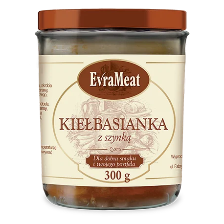EvraMeat - Kiełbasianka z szynką - słoik 300 g