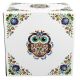 Porcelanowy dzbanek z filiżanką i spodkiem SOWA ETNO - 350ml / 310ml