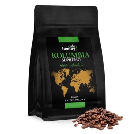 TOMMY CAFE - kawa ziarnista - KOLUMBIA SUPREMO - 250 g