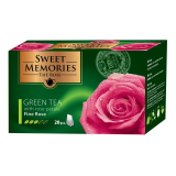 Herbata zielona z płatkami róży damasceńskiej - Sweet Memories - 20 x 1,5 g