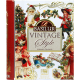 VINTAGE STYLE - Tea Book Miniature - Winter Holidays - 5 x 2 g