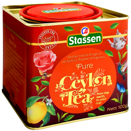 STASSEN - Pure Ceylon Tea Tin puszka 100 g