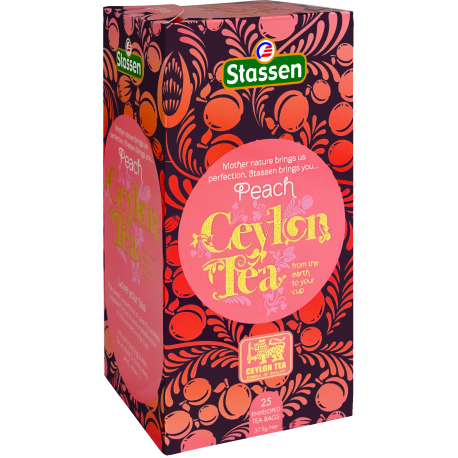 STASSEN - Peach Tea sasz. kop. 25 x 1,5 g