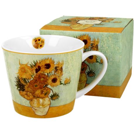 Kubek prosty SUNFLOWERS by V. van Gogh - 610 ml