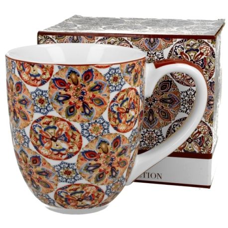 Kubek XXL porcelanowy GANIKA RED - 1000 ml