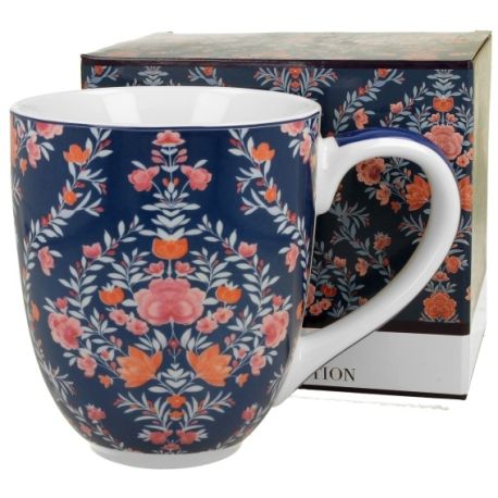 Kubek XXL porcelanowy MANU BLUE - 1000 ml