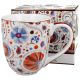 Kubek XXL porcelanowy NARESH RED - 1000 ml