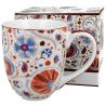 Kubek XXL porcelanowy NARESH RED - 1000 ml