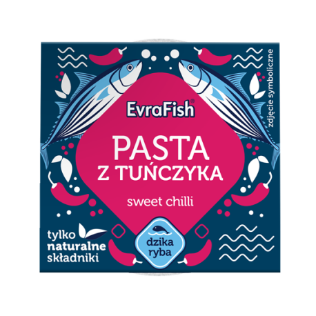 EVRAFISH - PASTA TUŃCZYKOWA SWEET CHILLI - 85 G