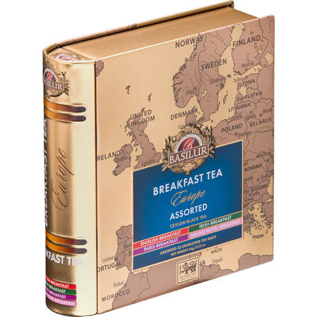 Zestaw herbat BREAKFAST TEA EUROPE saszetki w puszce - 32 szt.