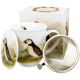 Kubek porcelanowy z zaparzaczem MASKONUR - 400 ml