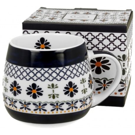 Kubek porcelanowy baryłka INDIGO 4 - 430 ml