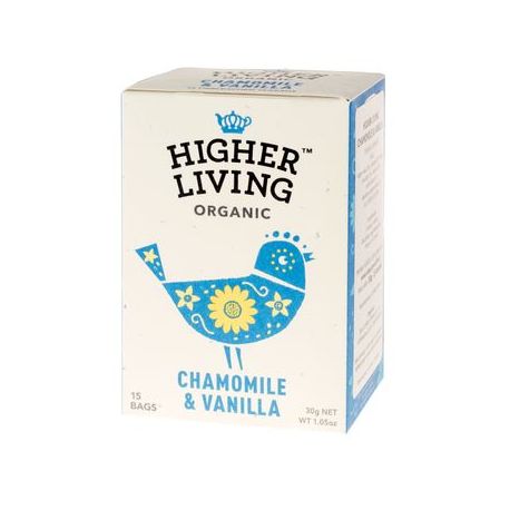 Higher Living Chamomile & Vanilla - herbata - 15 saszetek