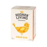 Higher Living Ginger Kick - herbata - 15 saszetek