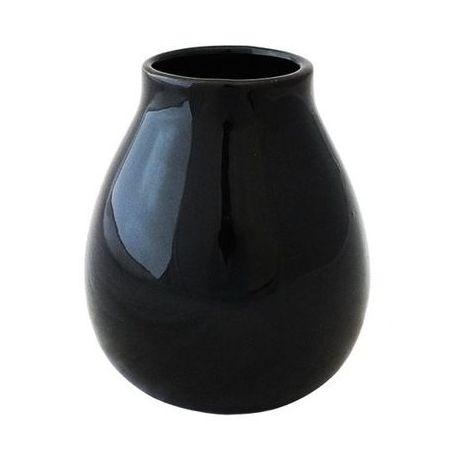 Matero ceramiczne Negro czarne - 350ml