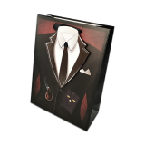 Torba prezentowa - garnitur z krawatem - mała