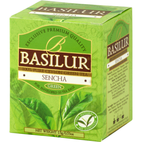 GREEN SENCHA W Saszetkach 10 X 1,5 G - Basilur Tea - Sklep Internetowy