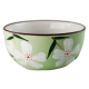 Czarka do herbaty zielona - kwiatki
