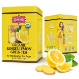 ORGANIC GINGER LEMON GREEN TEA - w saszetkach 50 x 1,5 g